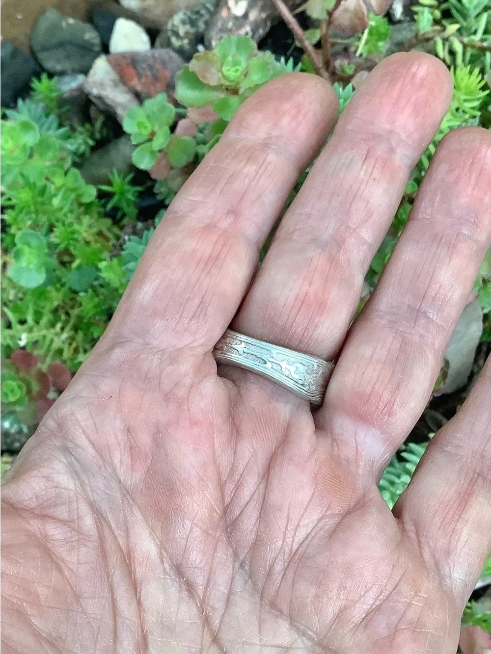 Mercury dime ring, size 7